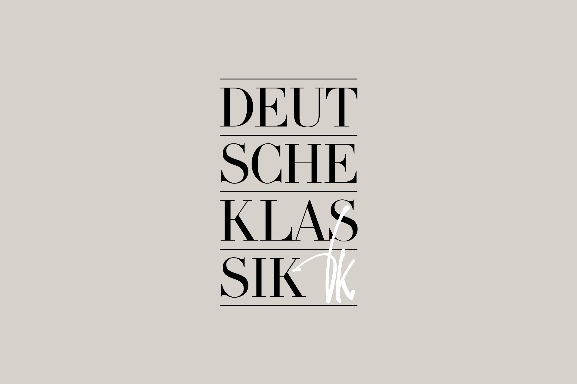 Gestaltanstalt Marke Deutsche Klassik