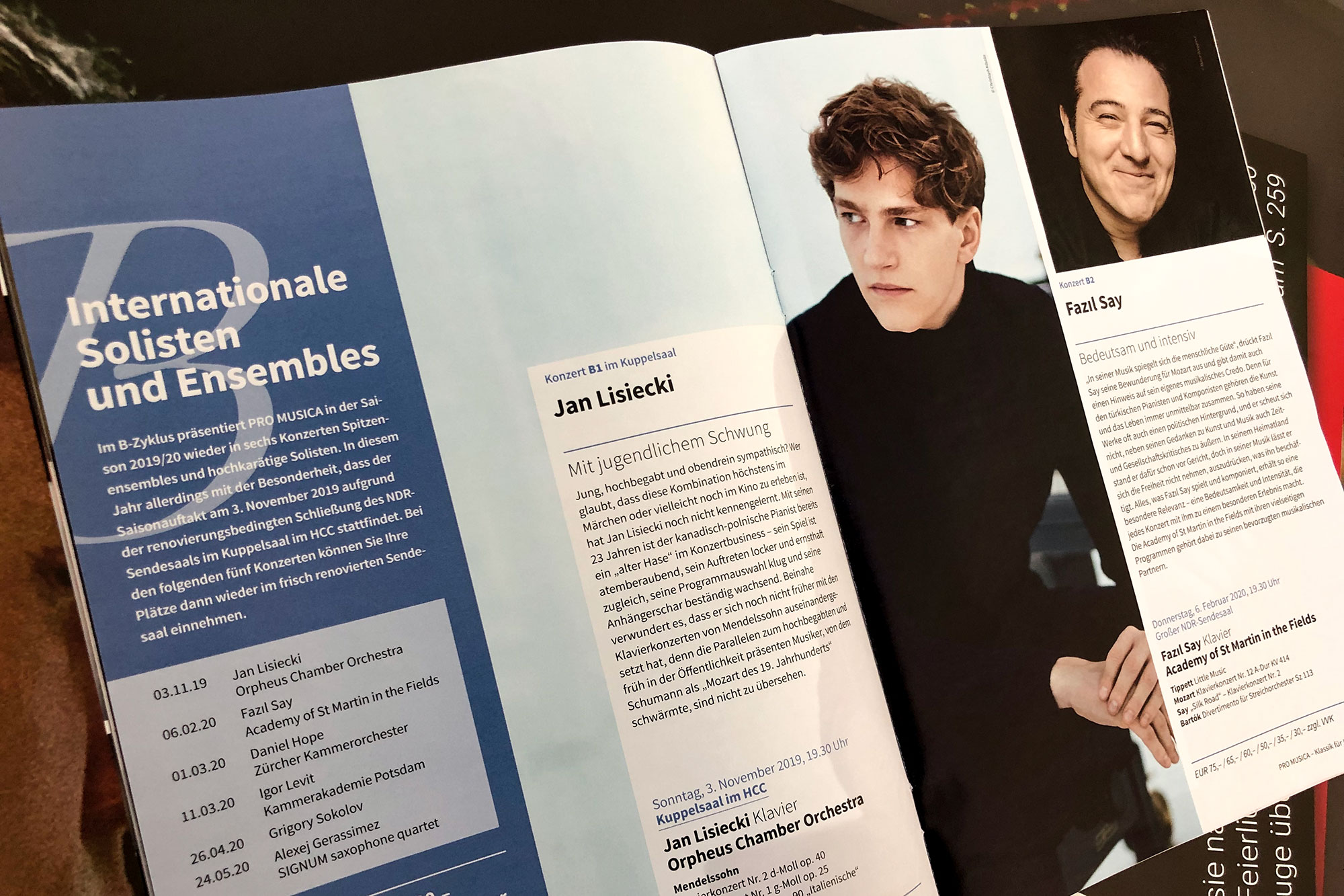 Gestaltanstalt ProMusica-Magazin 2019-20